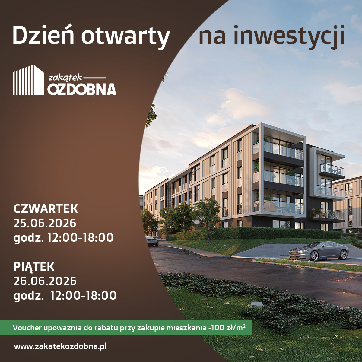 Dni otwarte na Ozdobnej w Radomiu! Kup mieszkanie z rabatem 100zł/m2!
